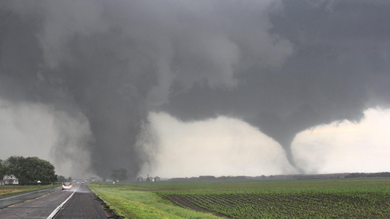 Omaha tornado weather quickly 132nd swept streets blondo northwest area through authorities trying were